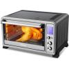 imageTOSHIBA AC25CEWSS Large 6Slice Convection Toaster Oven Countertop 10InOne with Toast Pizza and Rotisserie 1500W Stainless Steel Includes 6 AccessoriesStainless Steel