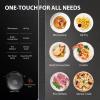 imageTOSHIBA Countertop Microwave Oven Air Fryer Combo Inverter Convection Broil Speedy Combi Even Defrost Humidity Sensor Mute Function 27 Auto Menuampamp47 Recipes 10 cuft30QT 1000WBlack