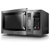 imageToshiba EC042A5CBS Microwave Oven with Convection Function Smart Sensor Easytoclean Stainless Steel Interior and ECO Mode 15 cu ft  1000W Black Stainless Steel