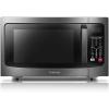 imageToshiba EC042A5CBS Microwave Oven with Convection Function Smart Sensor Easytoclean Stainless Steel Interior and ECO Mode 15 cu ft  1000W Black Stainless Steel