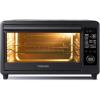 imageToshiba TL2AC25CZAGR Air Fryer Toaster Oven 6in1 Digital Convection Oven for 9 Cooking Presets 6Slice Bread12Inch Pizza 1750W Charcoal Grey