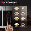 imageTOSHIBA 19 CuFt Over the Range Microwave Oven with Easy Installation Soft Close Door ChefDefrost Sensor 400 CFM Ventilation 1000W Stainless Steel OAEM19PHSSOver the Range19 CuFt