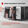 imageTOSHIBA 19 CuFt Over the Range Microwave Oven with Easy Installation Soft Close Door ChefDefrost Sensor 400 CFM Ventilation 1000W Stainless Steel OAEM19PHSS09 CuFt