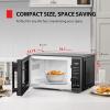 imageTOSHIBA 19 CuFt Over the Range Microwave Oven with Easy Installation Soft Close Door ChefDefrost Sensor 400 CFM Ventilation 1000W Stainless Steel OAEM19PHSS09 CuFt