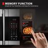 imageTOSHIBA 19 CuFt Over the Range Microwave Oven with Easy Installation Soft Close Door ChefDefrost Sensor 400 CFM Ventilation 1000W Stainless Steel OAEM19PHSSOver the Range19 CuFt