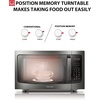 image:imageTOSHIBA FlatbedNo Turntable Design Microwave Oven with Inverter Technology Smart Sensor Mute Function 1200W 13 CuFt Black Stainless Steel MLEM13PAITFBSSensor16 CuFt