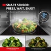 image:imageTOSHIBA FlatbedNo Turntable Design Microwave Oven with Inverter Technology Smart Sensor Mute Function 1200W 13 CuFt Black Stainless Steel MLEM13PAITFBSFlatbed13 CuFt