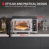 image:imageTOSHIBA Optichef Pro Air Fryer Combo Countertop Microwave Oven with Origin Inverter ChefDefrost 10 Cuft 1000W Black Stainless Steel ML2EC10SAITCBSOptichef Pro10 CuFt