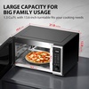 image:imageTOSHIBA Optichef Pro Air Fryer Combo Countertop Microwave Oven with Origin Inverter ChefDefrost 10 Cuft 1000W Black Stainless Steel ML2EC10SAITCBSOptichef Ultra13 CuFt