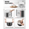 image:imageTOSHIBA Rice Cooker Heritage Bento Box Digital Control 10Cup Uncooked Rice Capacity 9 Functions with 3D Heating and 24Hour Auto Keep Warm10 Cups Uncooked