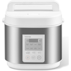 image:imageTOSHIBA Rice Cooker Heritage Bento Box Digital Control 10Cup Uncooked Rice Capacity 9 Functions with 3D Heating and 24Hour Auto Keep Warm10 Cups Uncooked
